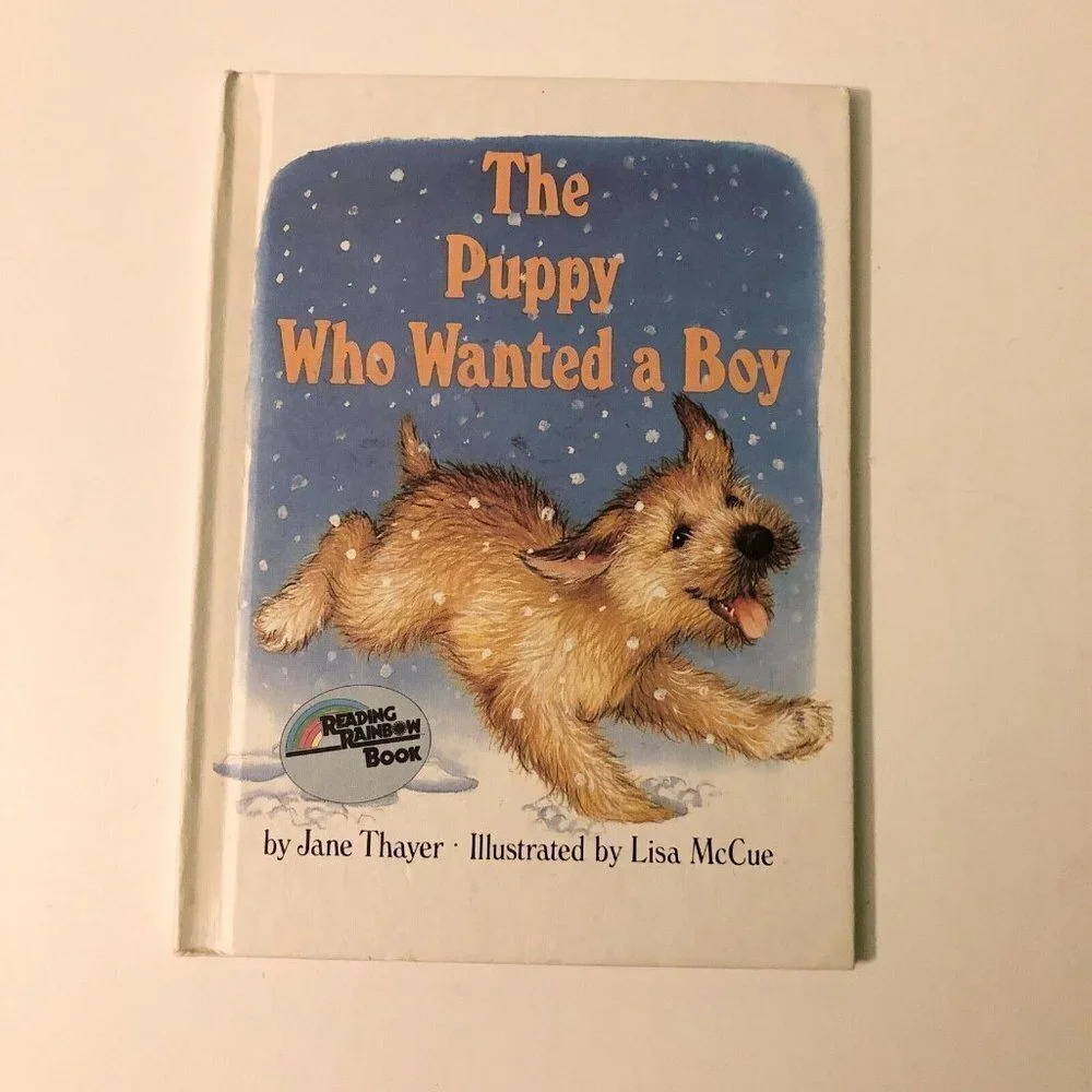 Vintage 1985 The Puppy Who Wanted a Boy By Jane Thayer Hardcover